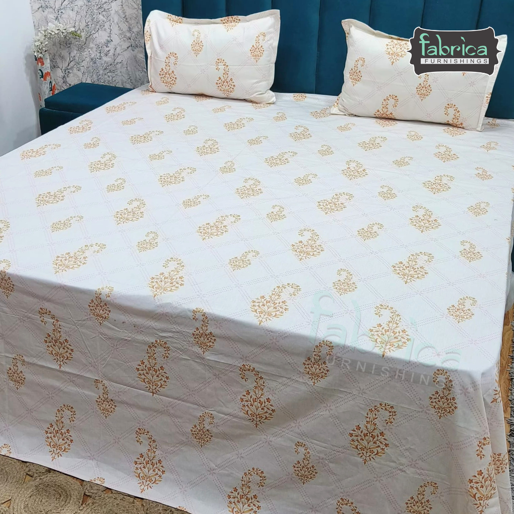 Premium Export Cotton King Size Printed Bedsheet
