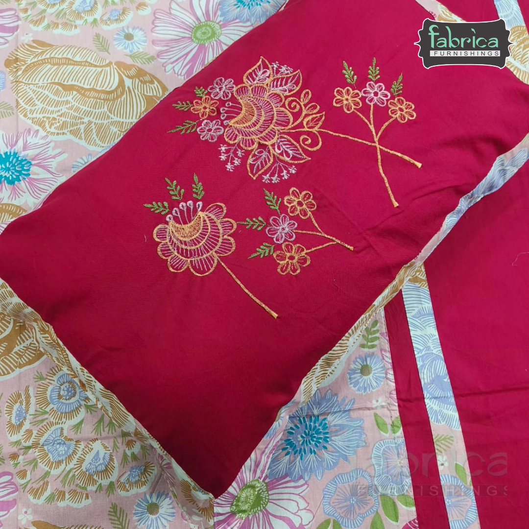 Fabby Designer Pure Cotton King Size Mix & Match Bedsheet