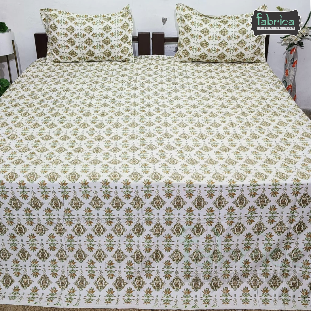 Glory Pure Cotton Premium King Size Bedsheet