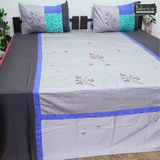 Decor Designer Mix & Match Double Bed Embroidered Bedsheet Set