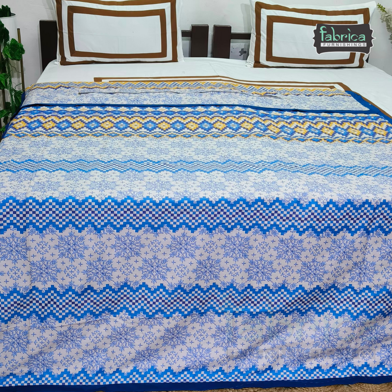 Premium Single Bed Pure Cotton AC Duvet Cover
