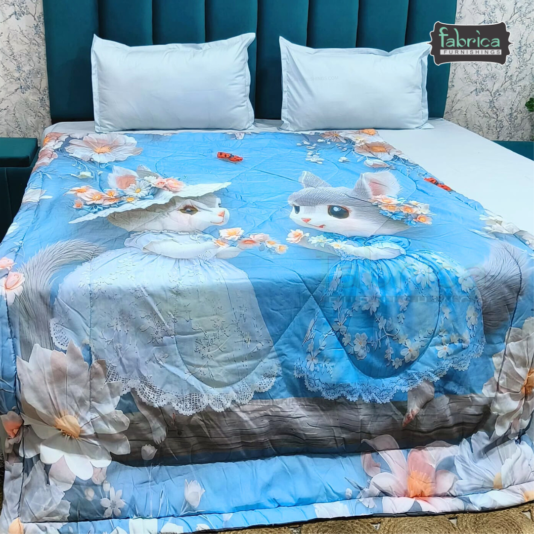 Magical 7 D Kids Prints Premium Single Bed Fluffy Comforter