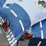 Fabby Home cartoon Print Cotton Double Bedsheet