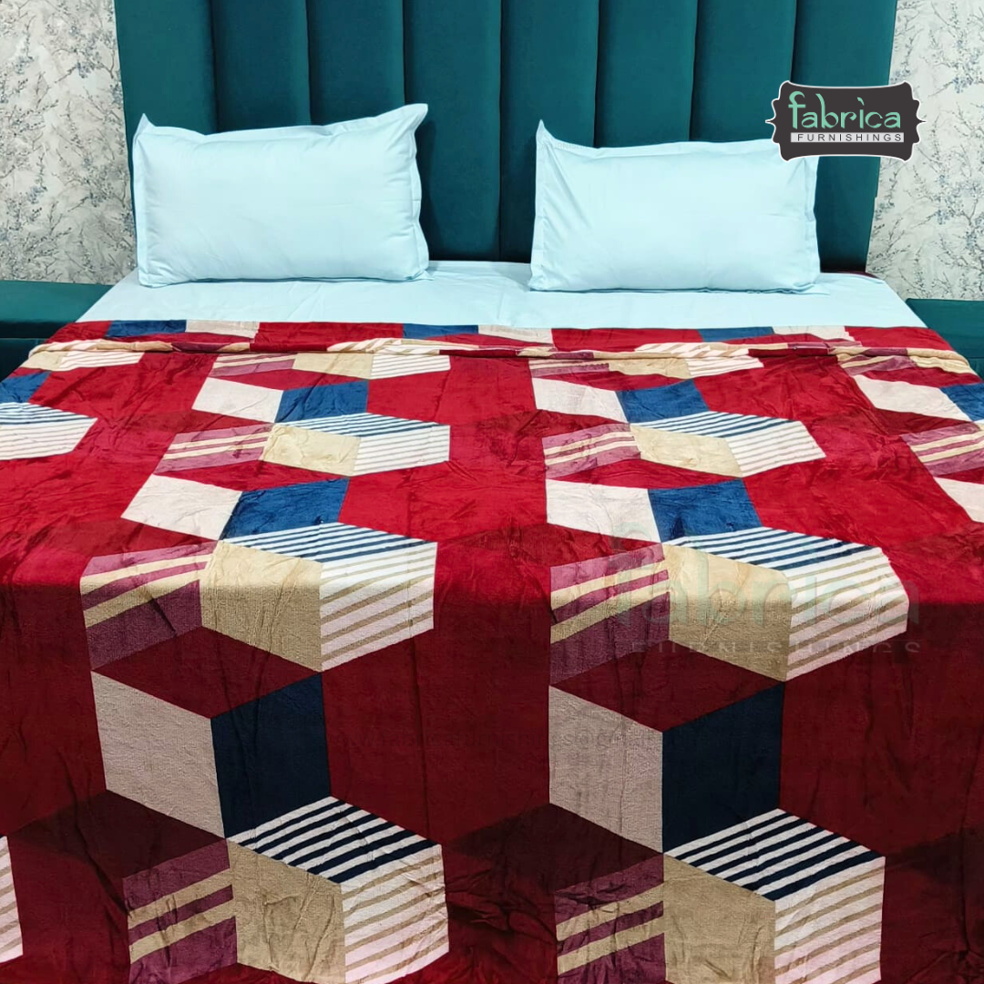 Snow Soft  Printed Premium Double Bed Cozy Duvet Cover