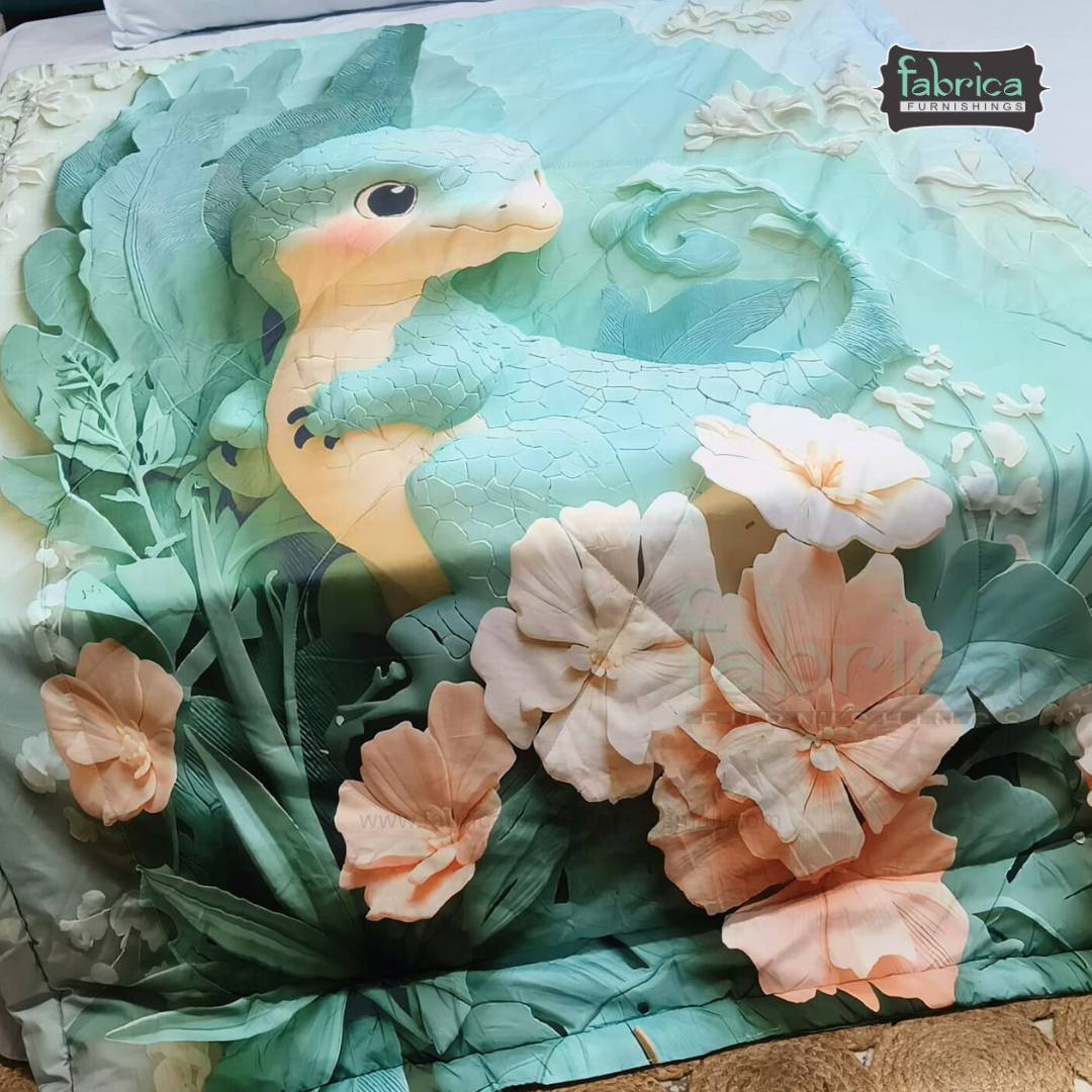 Magical 7 D Kids Prints Premium Single Bed Fluffy Comforter