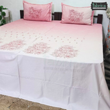 Luxury  Designer Cotton Embroider King Size Bed Sheets