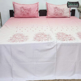 Luxury  Designer Cotton Embroider King Size Bed Sheets