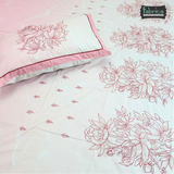 Luxury  Designer Cotton Embroider King Size Bed Sheets