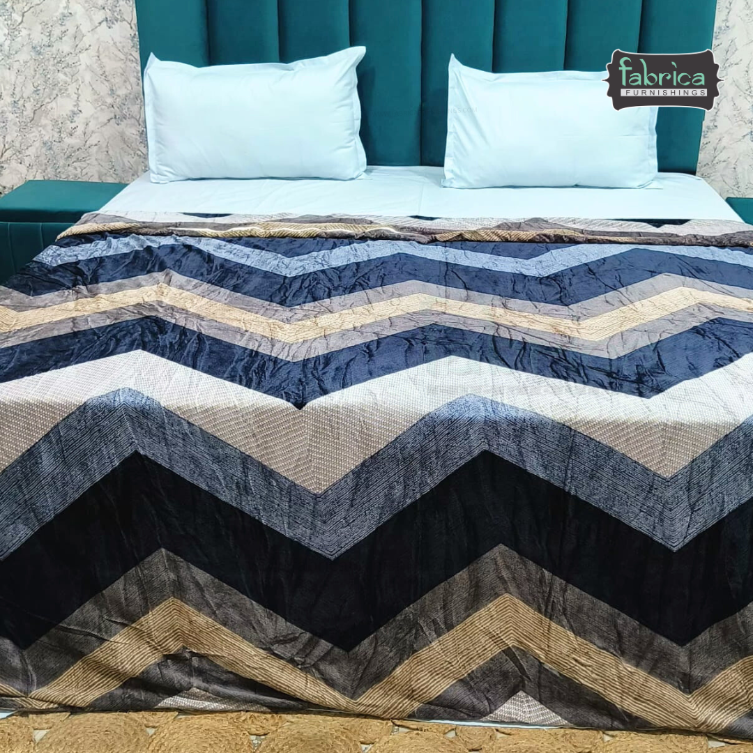 Snow Soft  Printed Premium Double Bed Cozy Duvet Cover