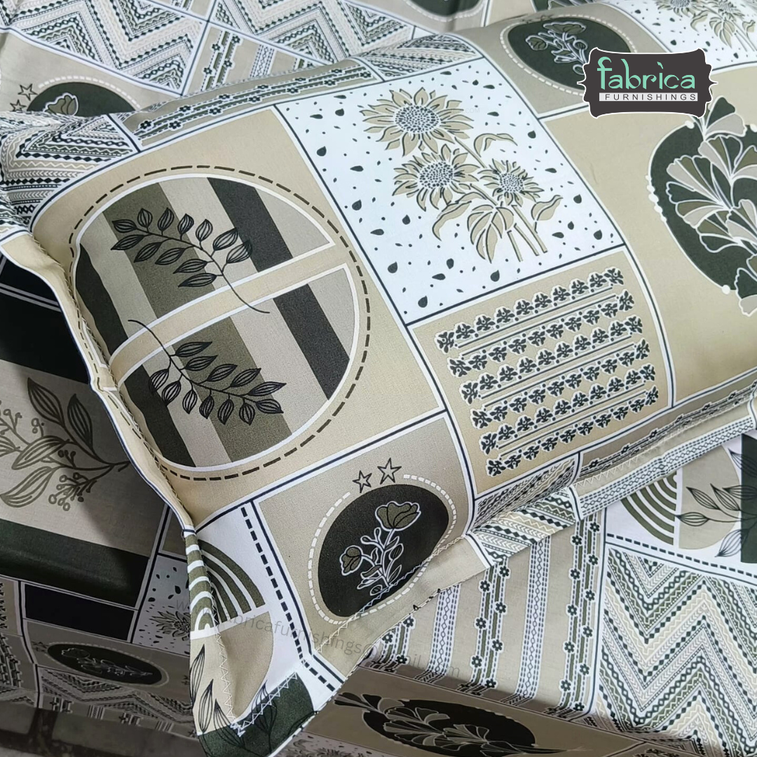 Procian Premium Pure Cotton Printed King Size Bedsheet