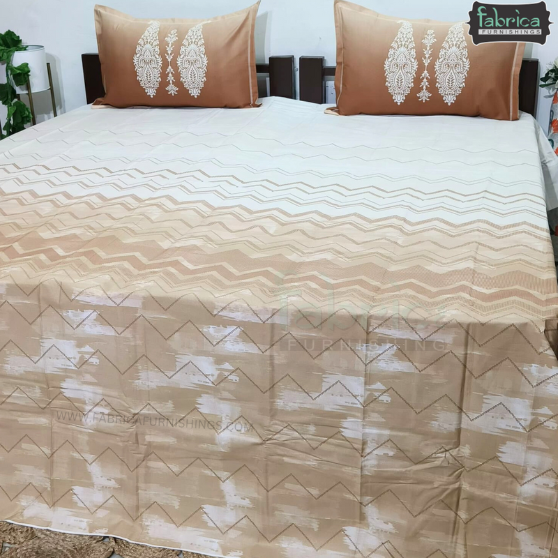 Urban Dots Pure Cotton King Size Printed Bedsheet