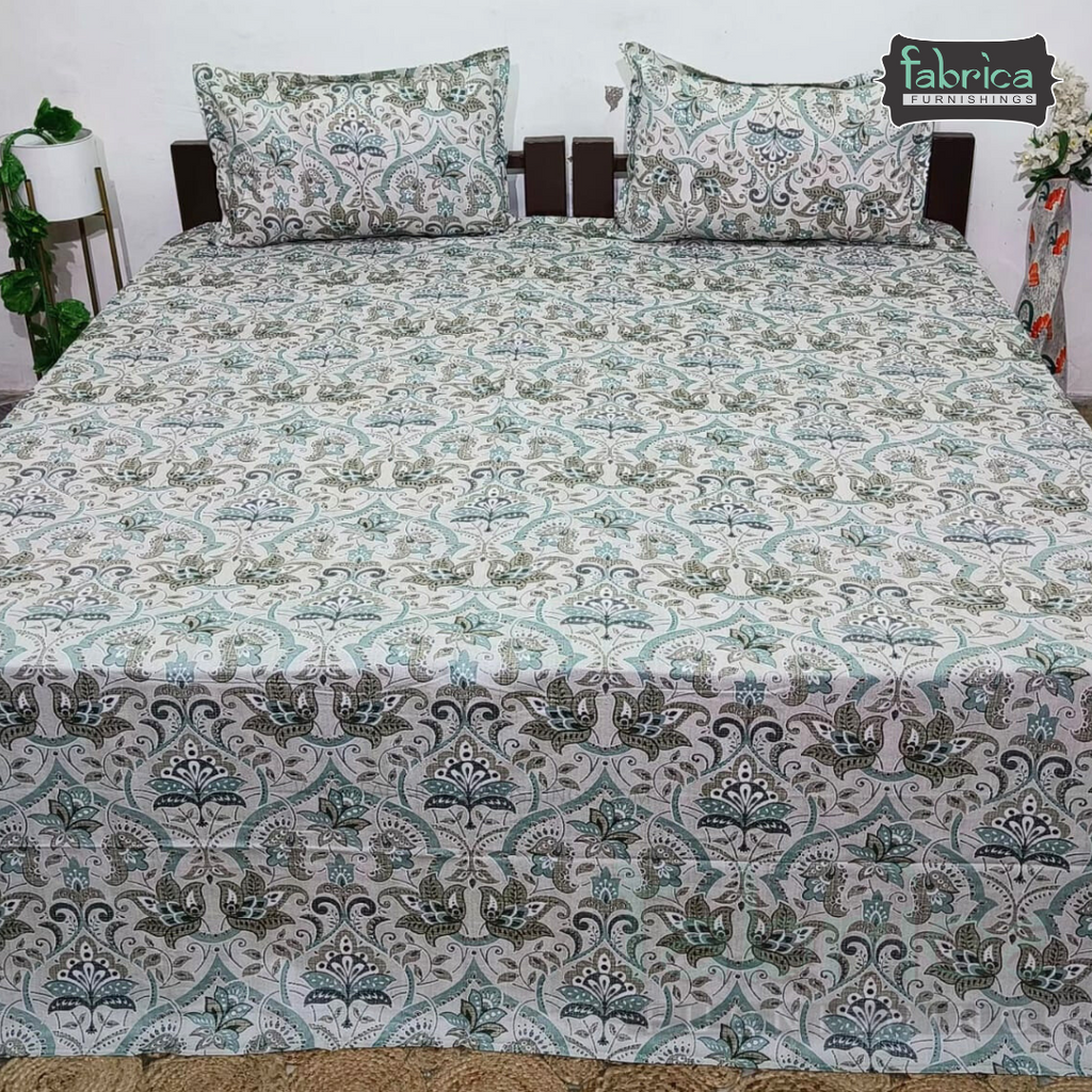 Glory Pure Cotton Premium King Size Bedsheet