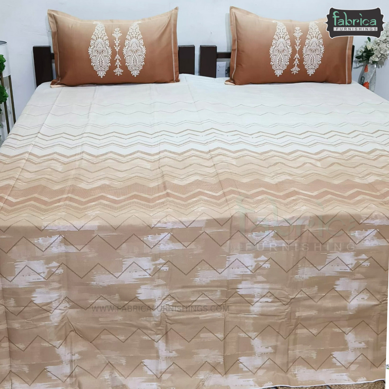 Urban Dots Pure Cotton King Size Printed Bedsheet
