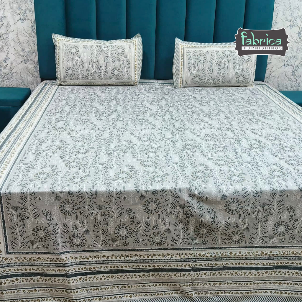 Royal Rajasthani Printed Pure Cotton Double BedSheet