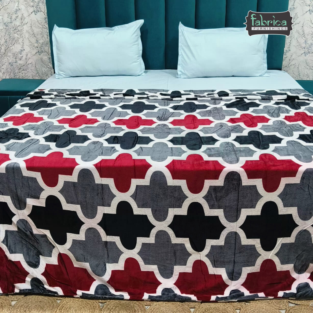 Snow Soft  Printed Premium Double Bed Cozy Duvet Cover
