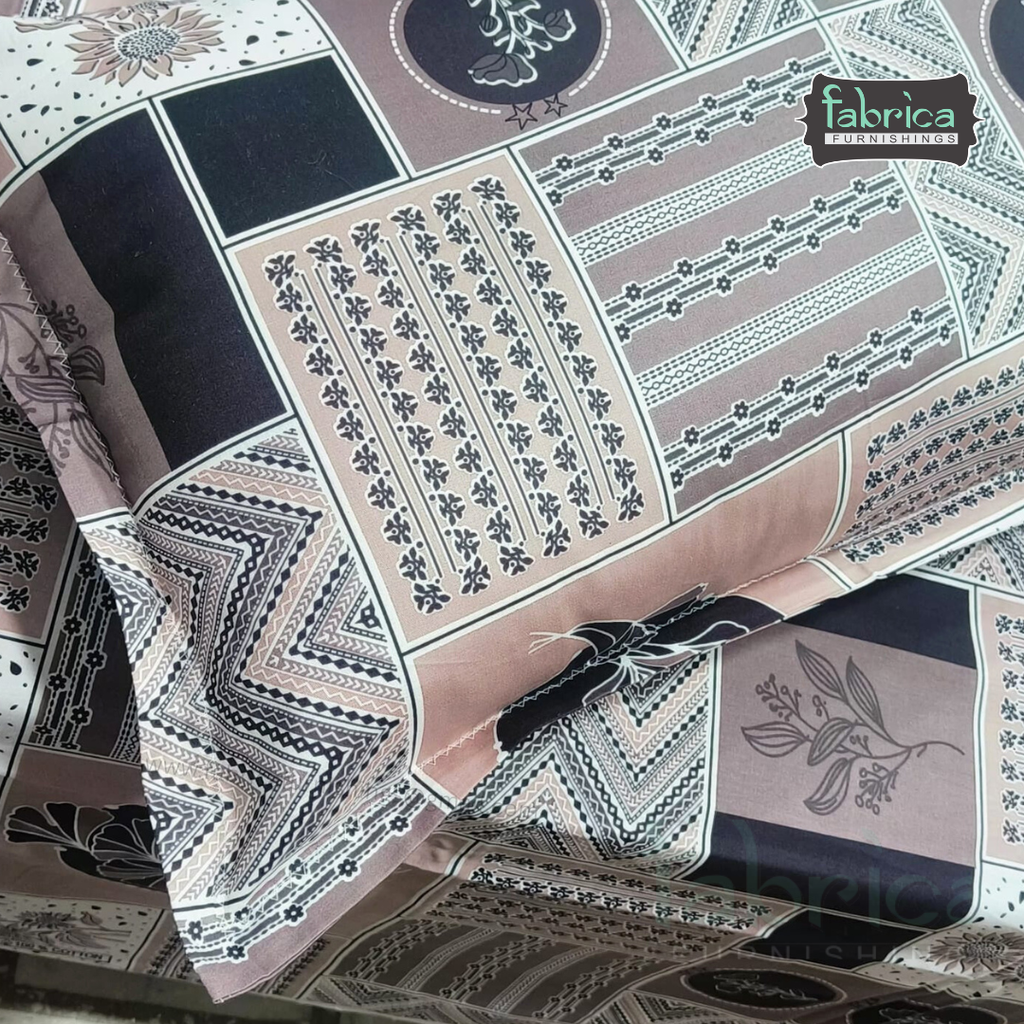 Procian Premium Pure Cotton Printed King Size Bedsheet