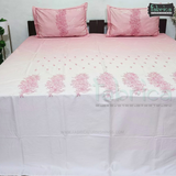 Luxury  Designer Cotton Embroider King Size Bed Sheets