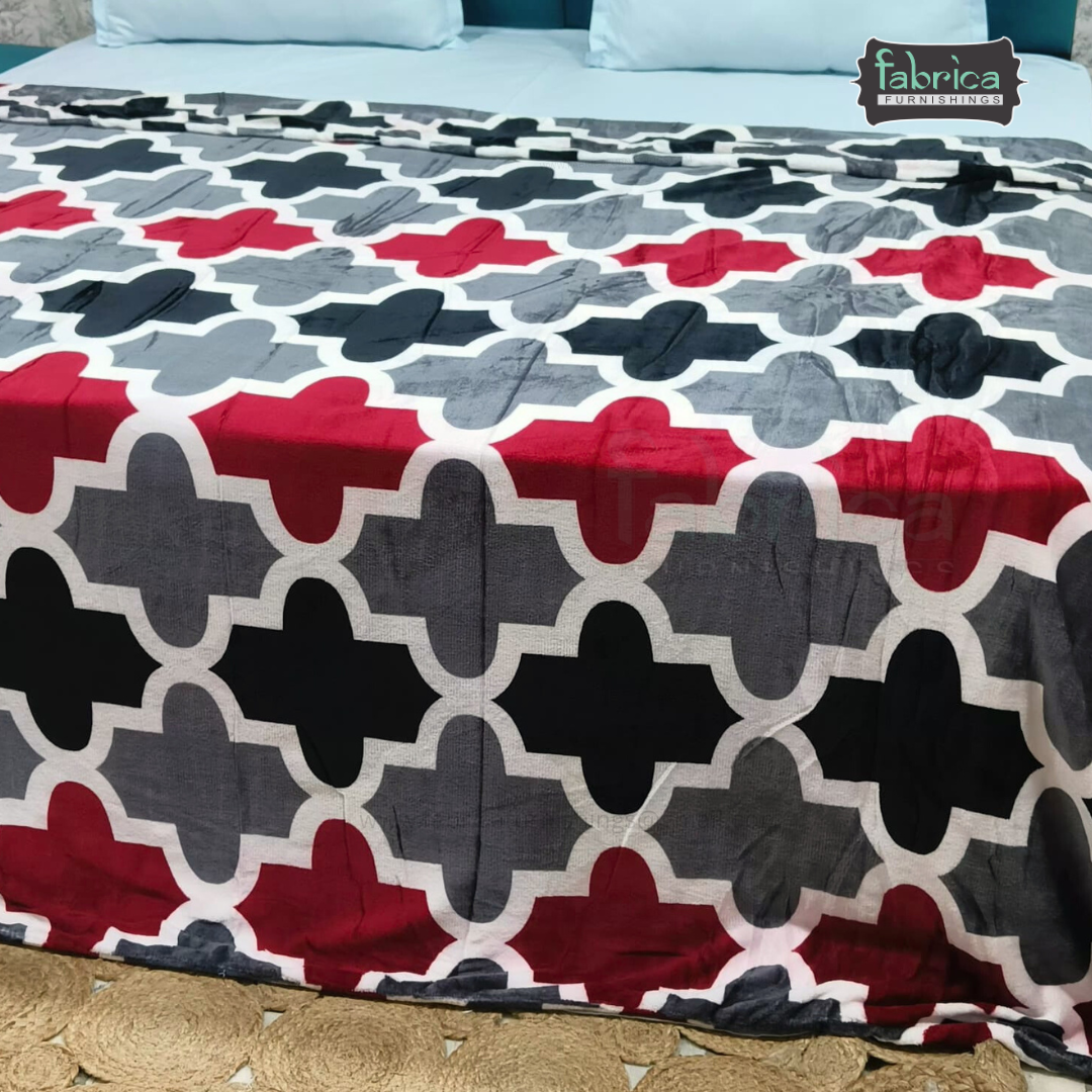 Snow Soft  Printed Premium Double Bed Cozy Duvet Cover