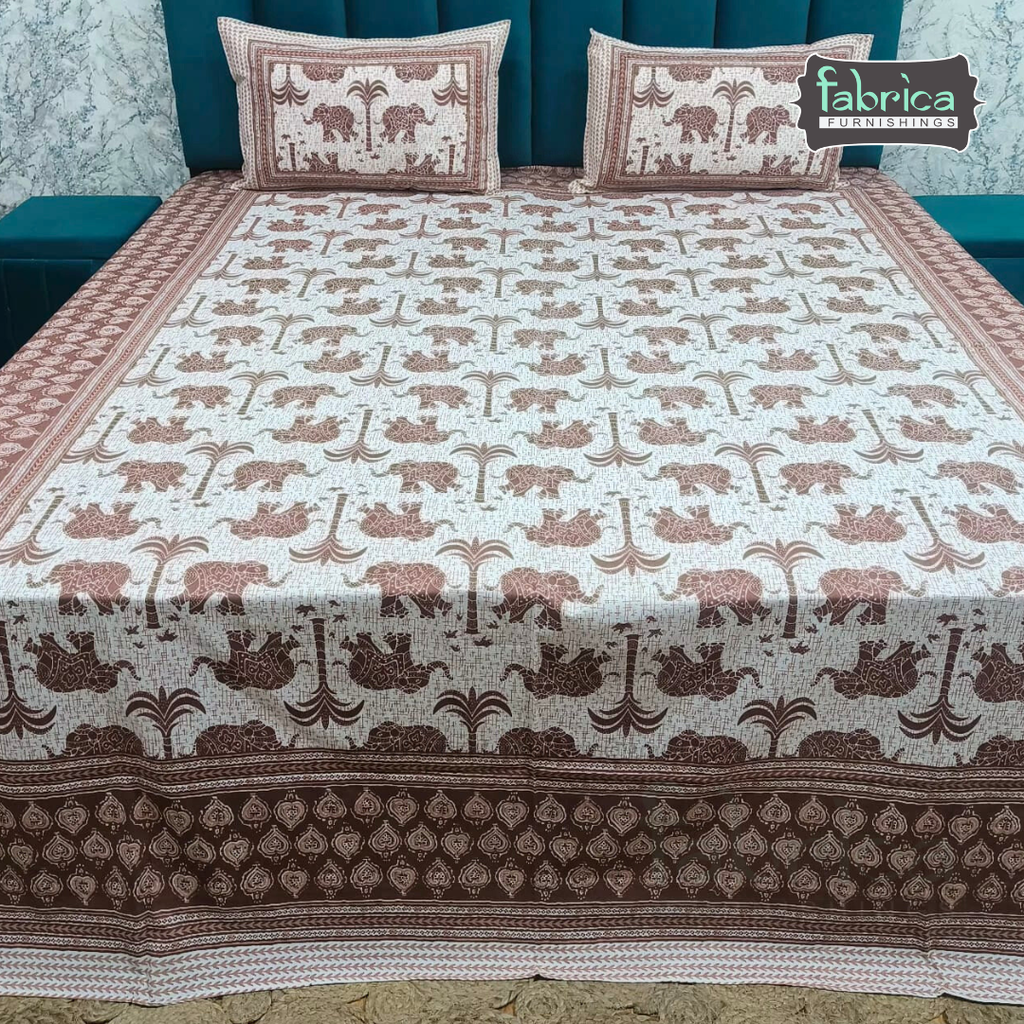 Royal Rajasthani Printed Pure Cotton Double BedSheet