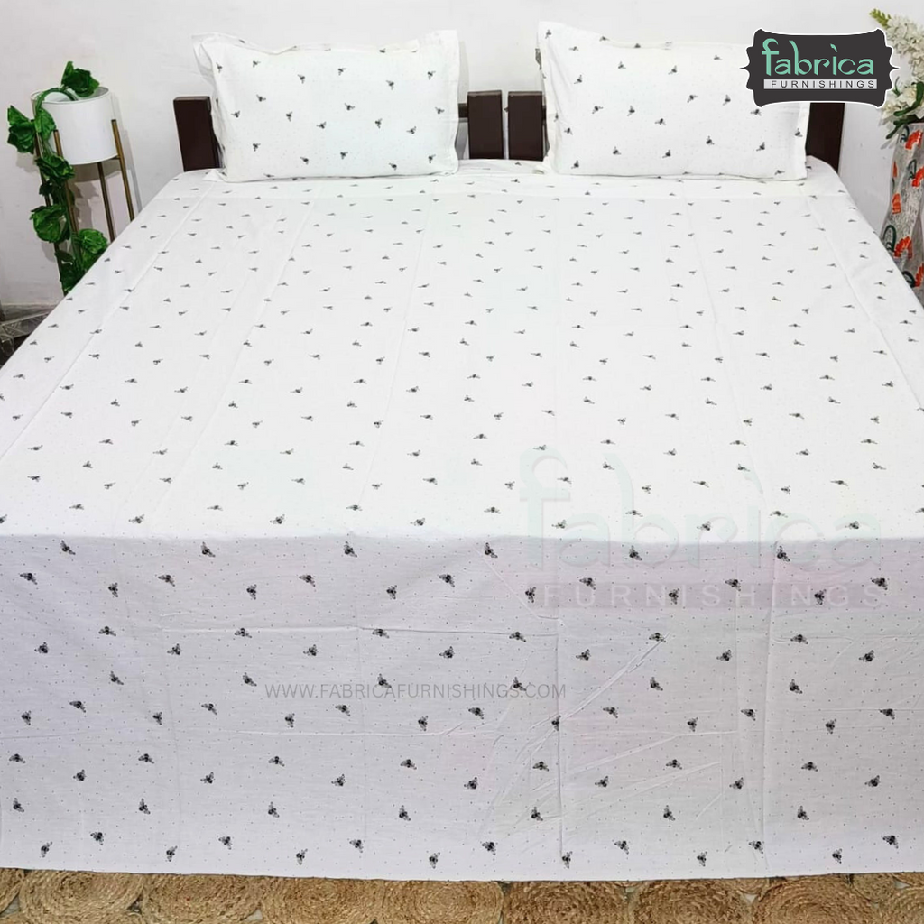 Glory Cotton Premium King Size Bedsheet