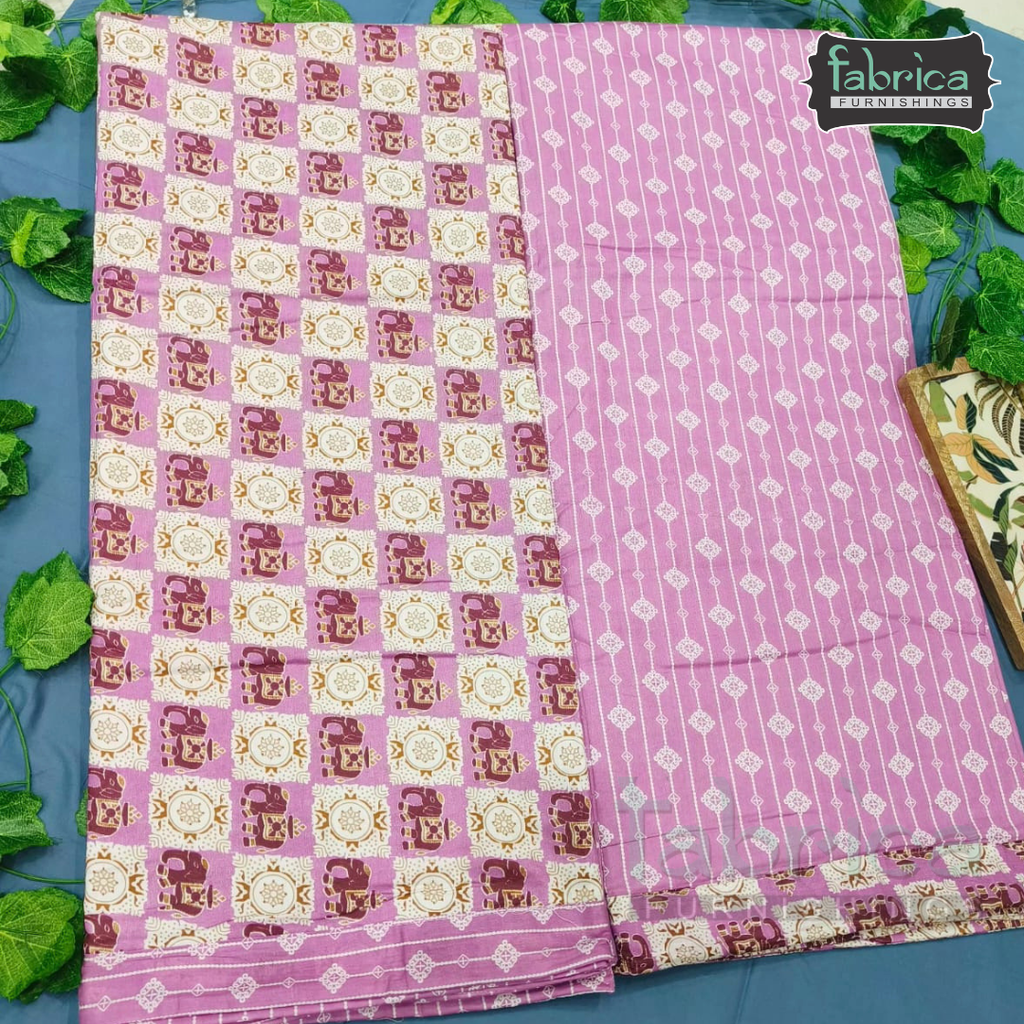 Navrang Pure Cotton Soothing Single Duvet  Pair (TEHAR)