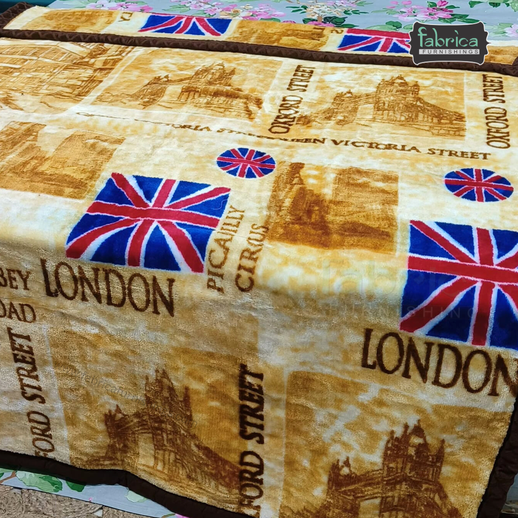 Royal comfort Floral Printed single Bed Blanket