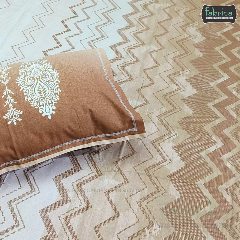 Urban Dots Pure Cotton King Size Printed Bedsheet