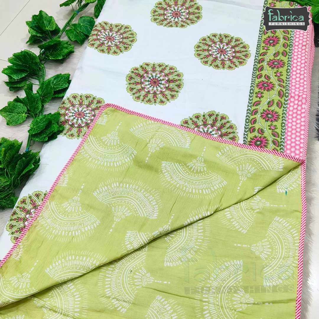Jharoka Mul Cotton Double Bed Dohars
