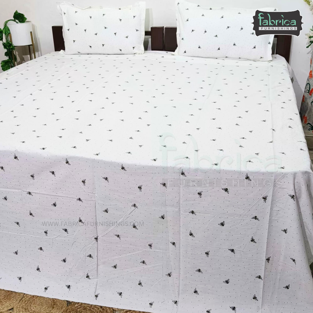 Glory Cotton Premium King Size Bedsheet