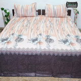 Sengol Super King Size Pure Cotton Printed Bedsheet Set
