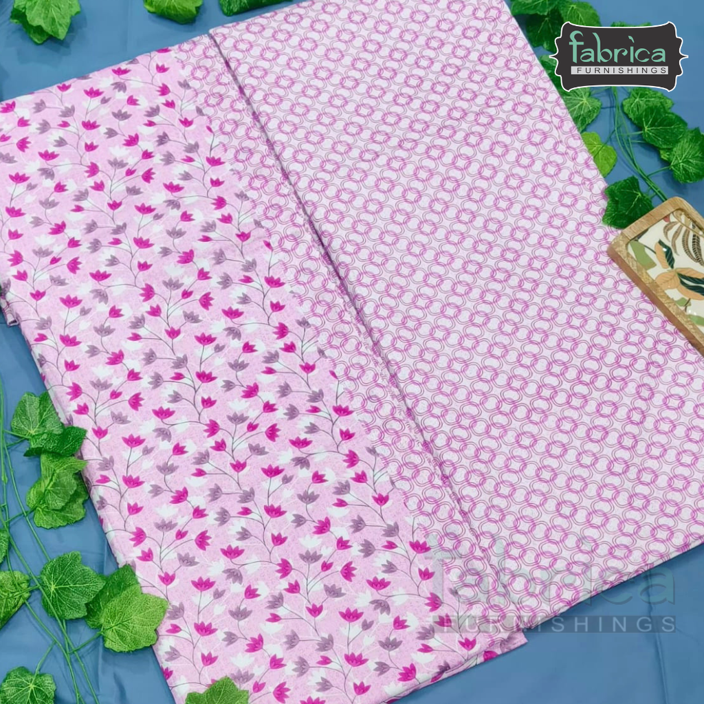 Navrang Pure Cotton Soothing Single Duvet  Pair (TEHAR)