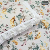 Traditional Anokhi Prints Pure Cotton King Size Lacework  Bedsheet