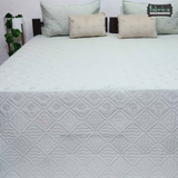Monarch Quilted Embroidered 5 Piece Bedding Set
