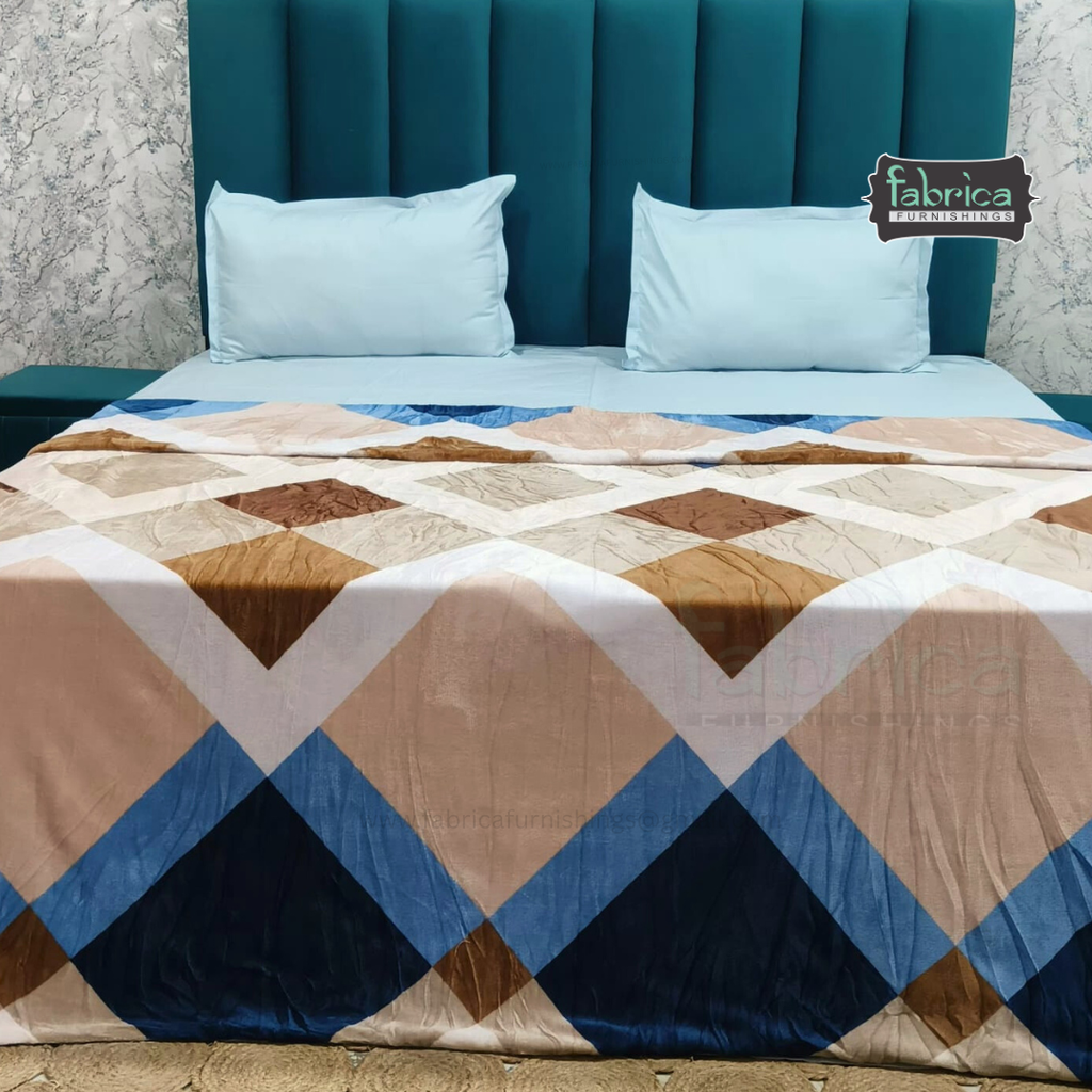 Snow Soft  Printed Premium Double Bed Cozy Duvet Cover