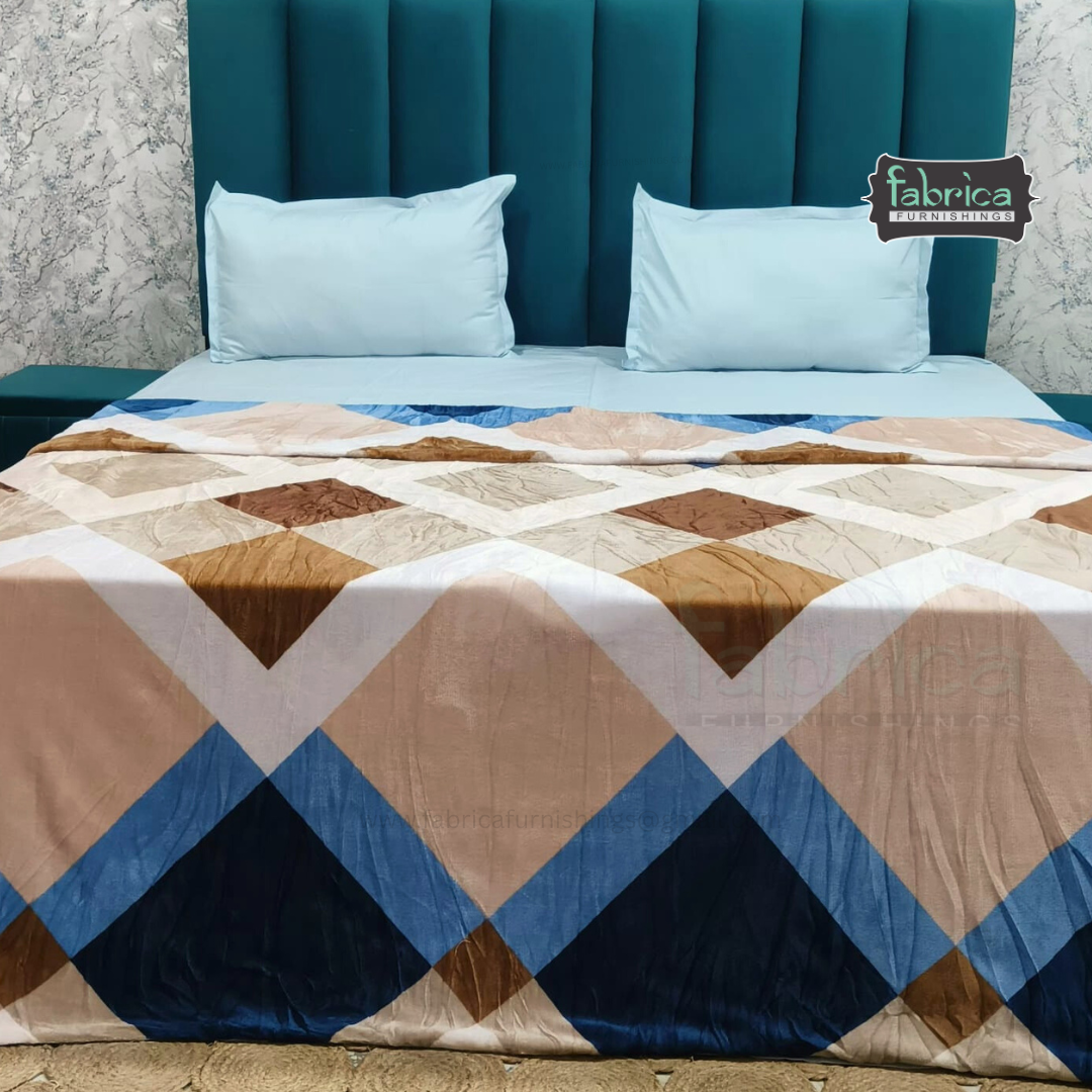 Snow Soft  Printed Premium Double Bed Cozy Duvet Cover