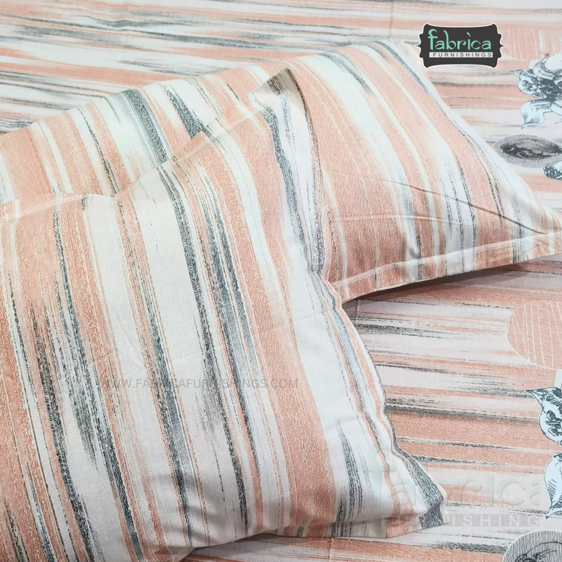 Sengol Super King Size Pure Cotton Printed Bedsheet Set