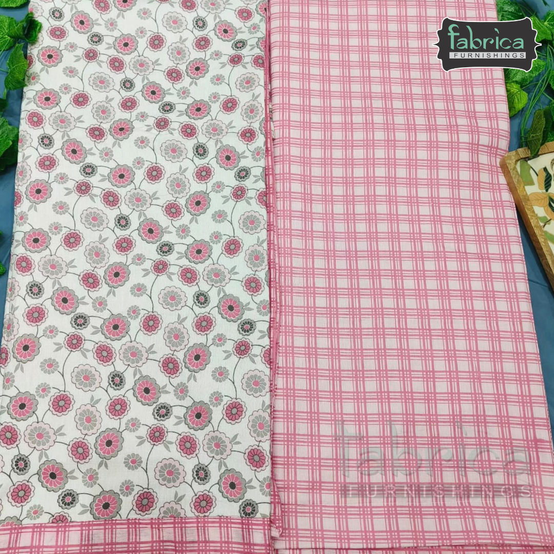 Navrang Pure Cotton Soothing Single Duvet  Pair (TEHAR)