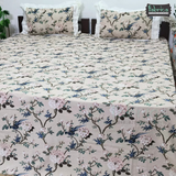 Traditional Anokhi Prints Pure Cotton King Size Lacework  Bedsheet