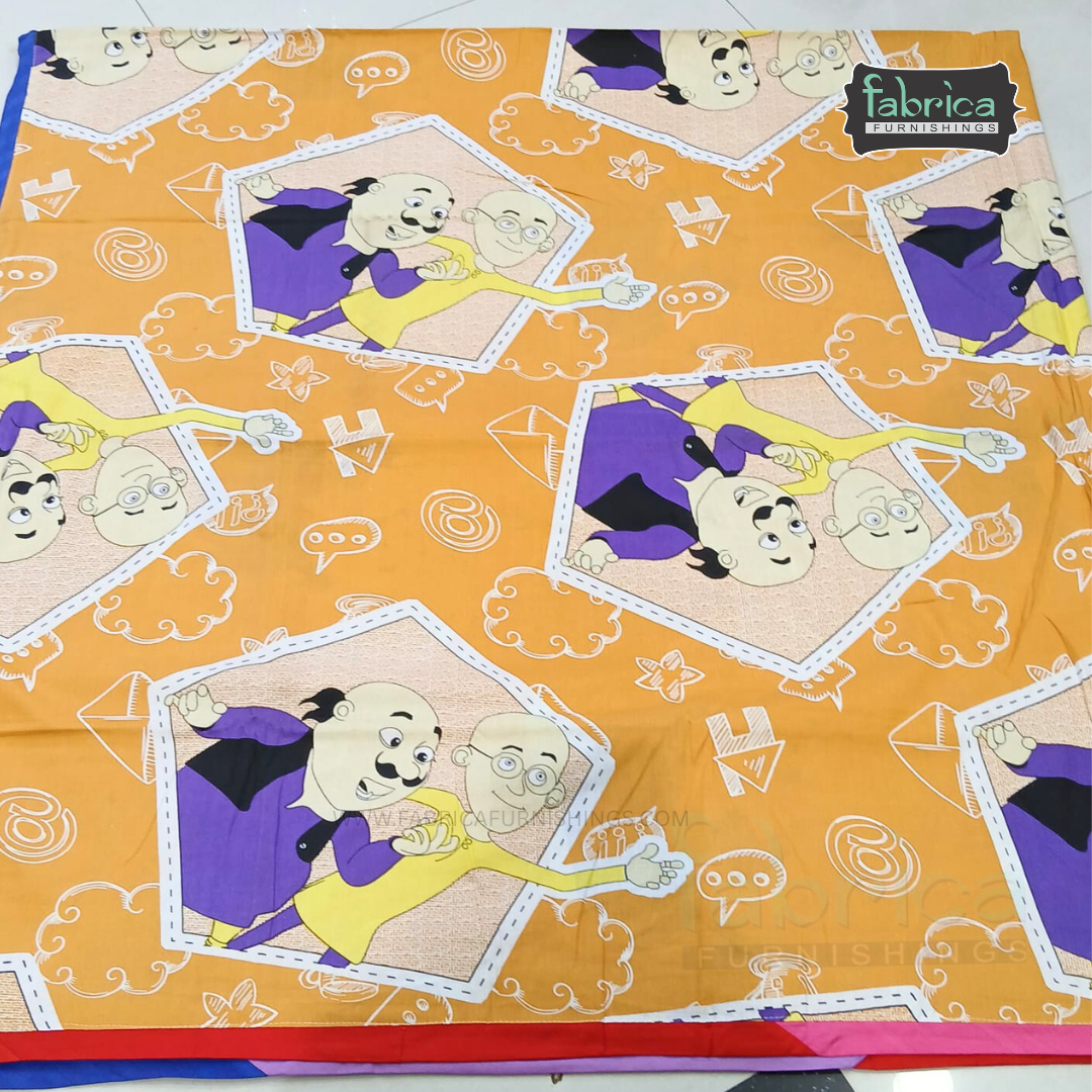 Cartoon Printed Double  bed pure cotton Duvet Cover