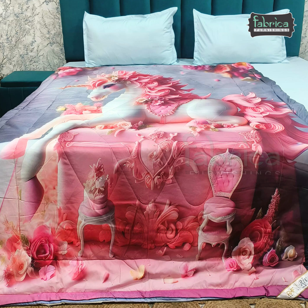 Magical 7 D Kids Prints Premium Single Bed Fluffy Comforter