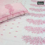 Luxury  Designer Cotton Embroider King Size Bed Sheets