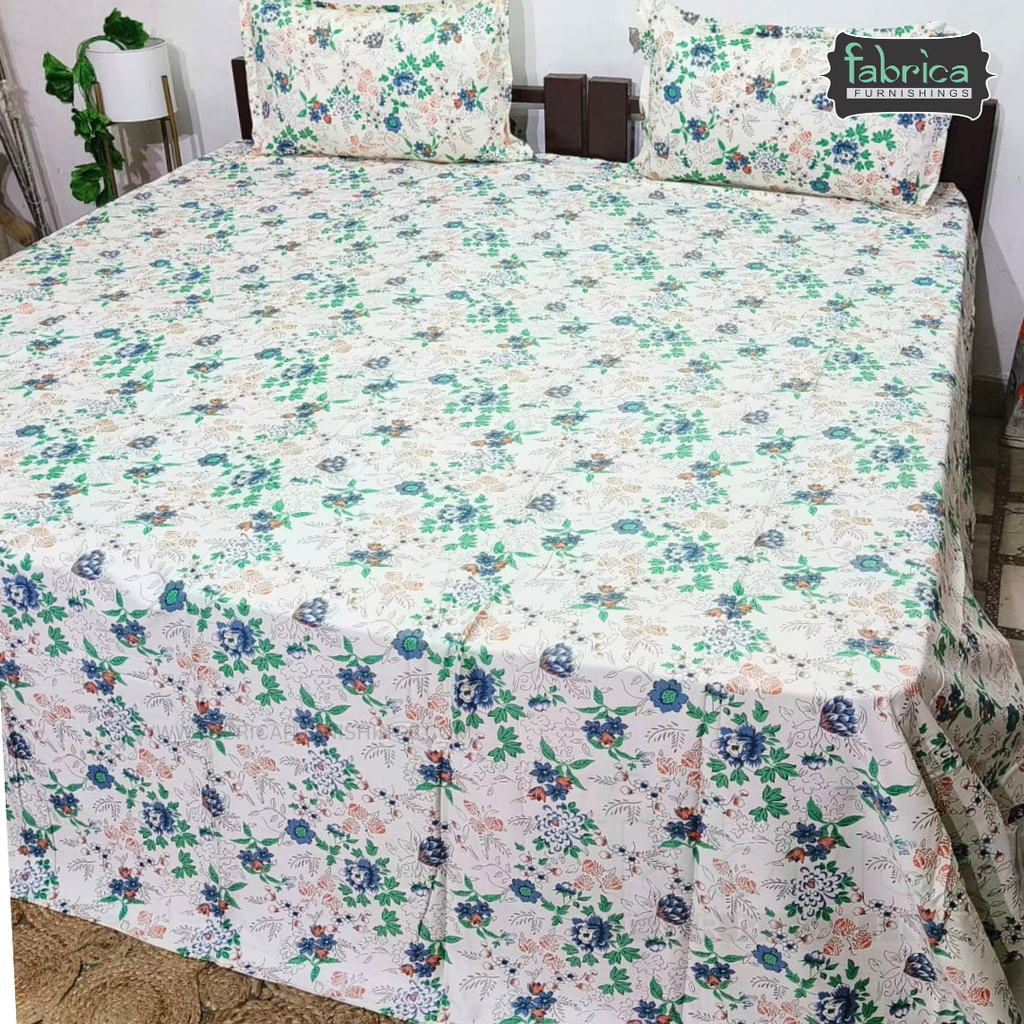 Glory Pure Cotton Premium King Size Bedsheet