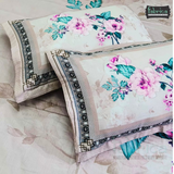 Fab Decor Pure Cotton Digital Print Super Kingsize Bedsheet (400TC)
