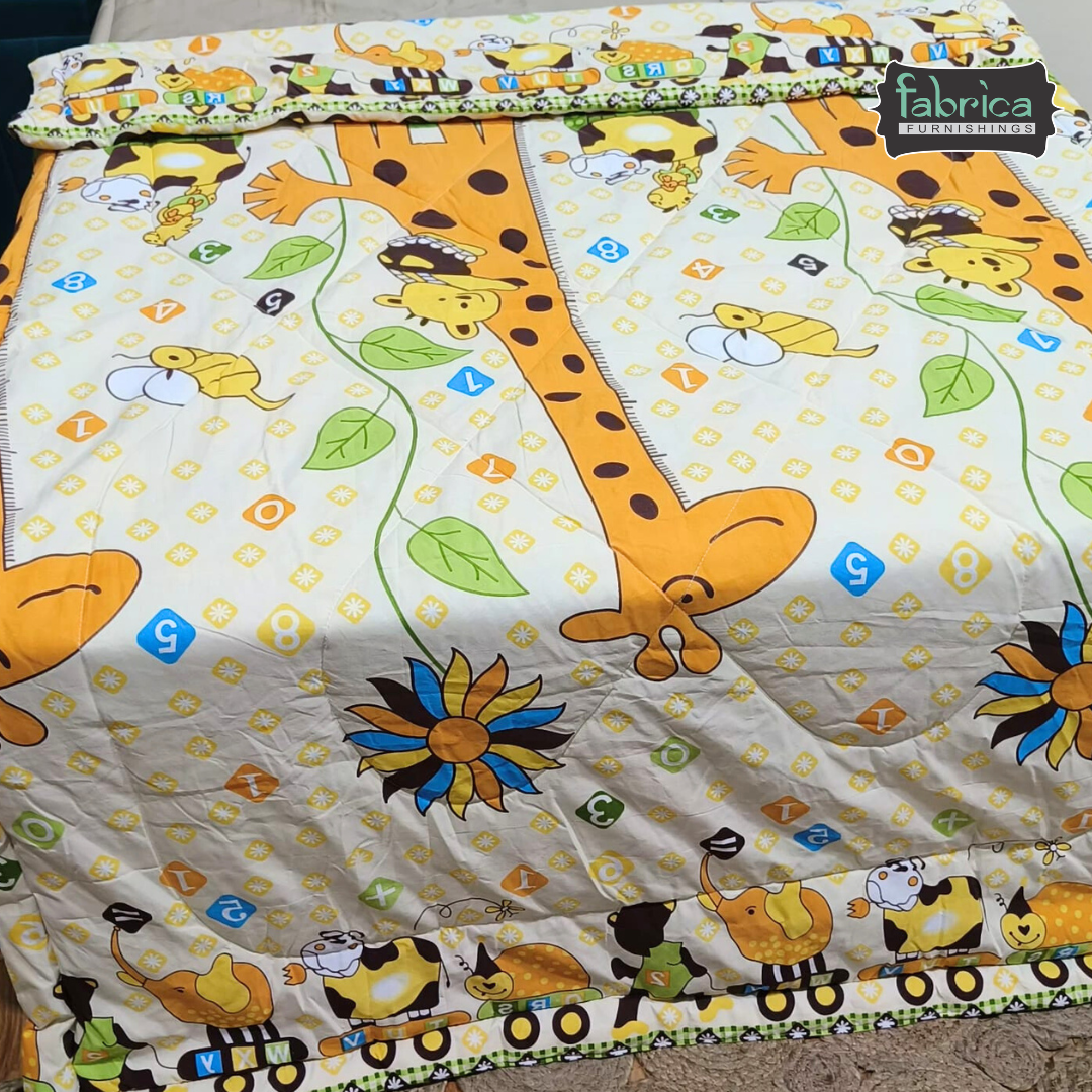 Cartoon Print Single bed Comforter(Quilt)