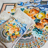 Fab Decor Pure Cotton Digital Print Super Kingsize Bedsheet (400TC)