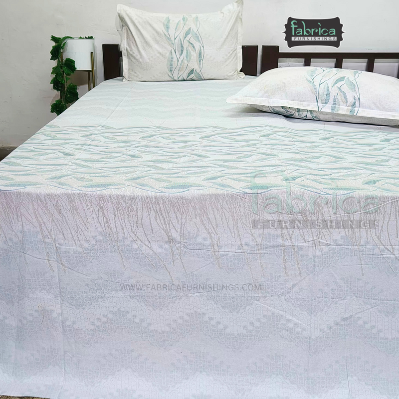 Sengol Super King Size Pure Cotton Printed Bedsheet Set