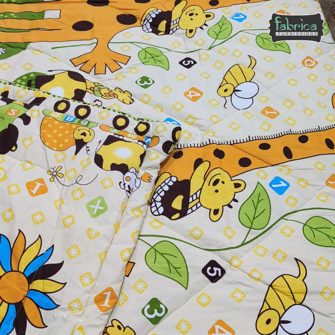 Cartoon Print Single bed Comforter(Quilt)