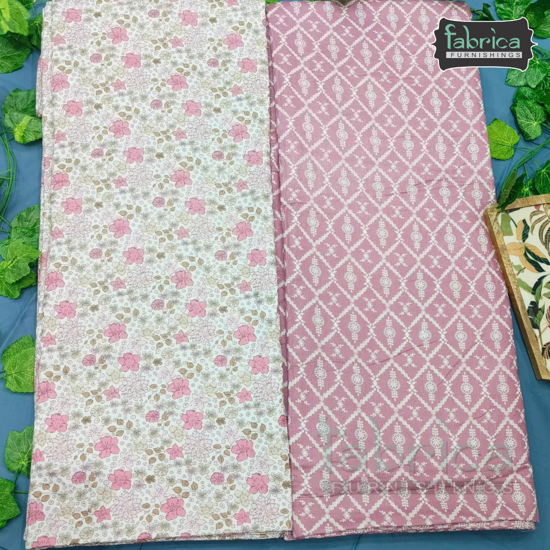 Navrang Pure Cotton Soothing Single Duvet  Pair (TEHAR)