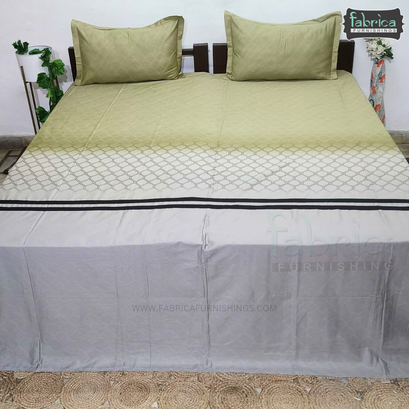Stella Pure Cotton King Size Tie & Dye Bedsheet