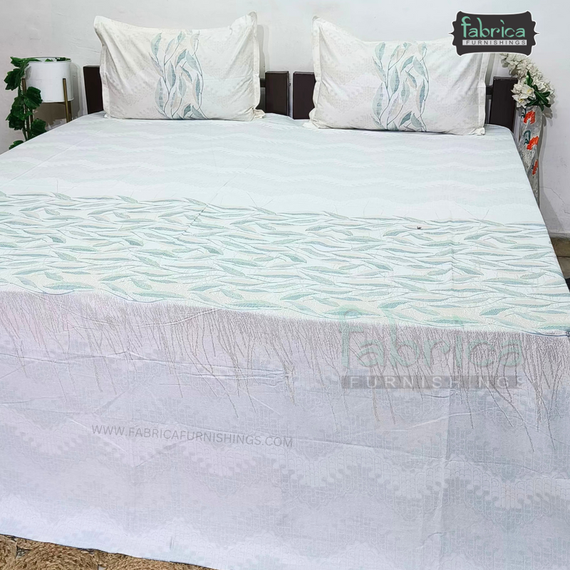 Sengol Super King Size Pure Cotton Printed Bedsheet Set